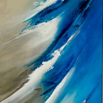 Painting titled "L’effet mer" by Isabelle Laurent, Original Artwork, Acrylic