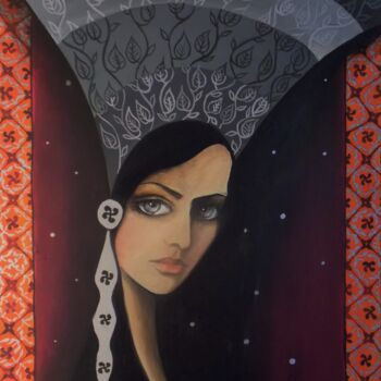 Peinture intitulée "Morgane" par Isabelle Le Pors, Œuvre d'art originale, Acrylique