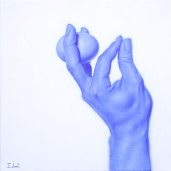 Ζωγραφική με τίτλο "Tact" από Isabelle Lebret, Αυθεντικά έργα τέχνης, Λάδι
