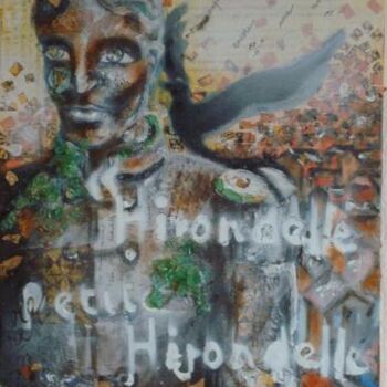 Painting titled "Le prince heureux" by Isabelle Leroux, Original Artwork, Oil