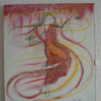 Pintura titulada "Dancer 2" por Isabelle Leroux, Obra de arte original