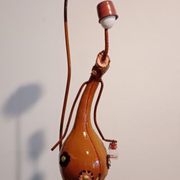 Escultura intitulada "Ma bouteille à la m…" por Isabelle Merle, Obras de arte originais, Metais