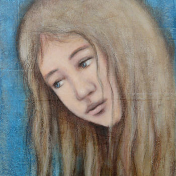 Картина под названием "Songe 8" - Isabelle Milloz, Подлинное произведение искусства, Акрил Установлен на Деревянная рама для…