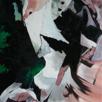 Peinture intitulée "Abstrait 27" par Isabelle Paraskiova, Œuvre d'art originale, Huile