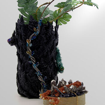 "jungle des sauriens" başlıklı Design Isabelle Parasole tarafından, Orijinal sanat, Aksesuarlar
