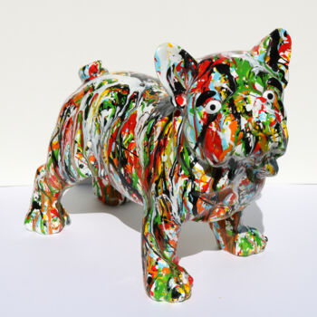 Sculpture intitulée "Bull" par Isabelle Pelletane, Œuvre d'art originale, Acrylique