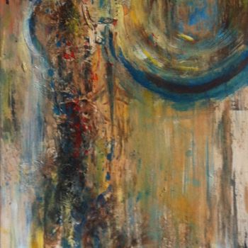 Картина под названием "peinture abstraite" - Isabelle Reygaerts, Подлинное произведение искусства, Акрил