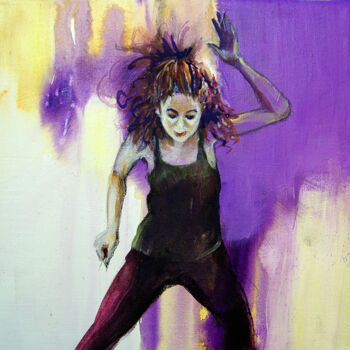 绘画 标题为“danse 5” 由Isabelle Seruch Capouillez, 原创艺术品, 丙烯