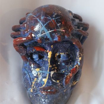 Sculpture titled "LE CANCER" by Isabelle Zwang, Original Artwork, Ceramics