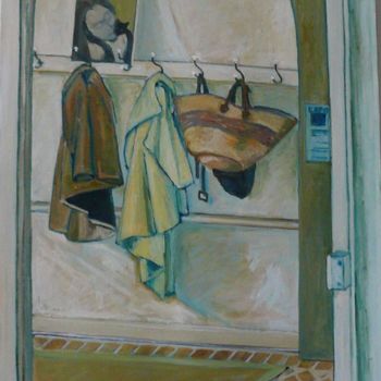 Painting titled "L'entrée de Ker Léon" by Isab, Original Artwork