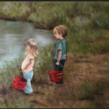 Painting titled "kids-edited-up-2018…" by Isabelle Berner, Original Artwork
