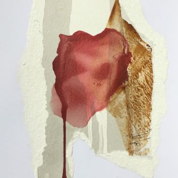 Pintura intitulada "Del pecho se me sal…" por Isabelle Mignot, Obras de arte originais, Outro