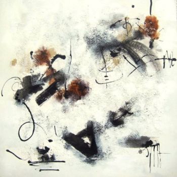 Peinture intitulée "Soul's vibrations 7" par Isabelle Mignot, Œuvre d'art originale, Huile