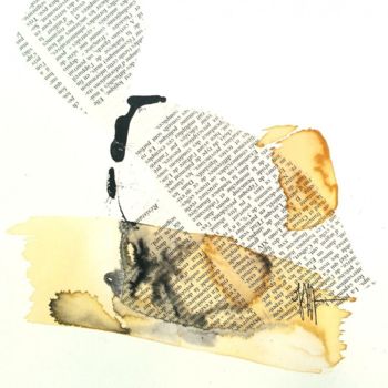 Картина под названием "Day after day 7" - Isabelle Mignot, Подлинное произведение искусства, Масло