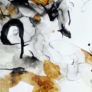 Peinture intitulée "A quoi tu penses ..…" par Isabelle Mignot, Œuvre d'art originale