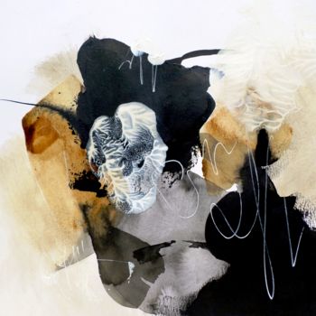 Peinture intitulée "Au fil de nous (70)" par Isabelle Mignot, Œuvre d'art originale, Encre