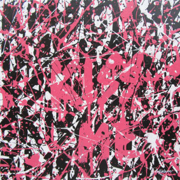 Peinture intitulée "Kiss Me" par Isabelle Pelletane, Œuvre d'art originale, Acrylique Monté sur Châssis en bois