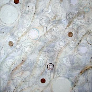 Peinture intitulée "Averse" par Isabelle Rizoud, Œuvre d'art originale, Huile