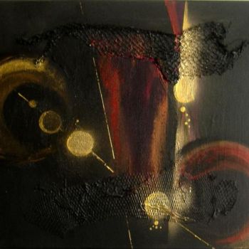 Painting titled "Ailes noires" by Isabelle Szlachta, Original Artwork