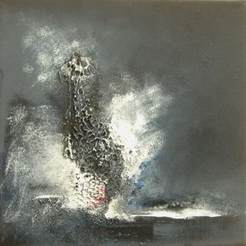 Painting titled "Tempête" by Isabelle Szlachta, Original Artwork, Acrylic