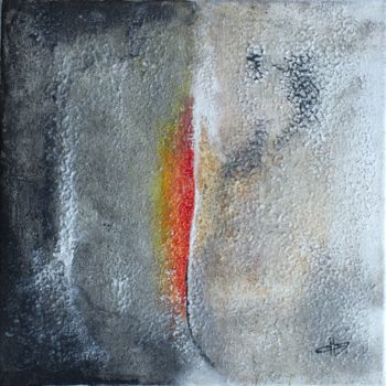 Peinture intitulée "Entre deux mondes" par Isabelle Szlachta, Œuvre d'art originale