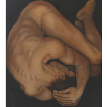 Schilderij getiteld "acurrucado.jpg" door Isabel Torner, Origineel Kunstwerk, Olie