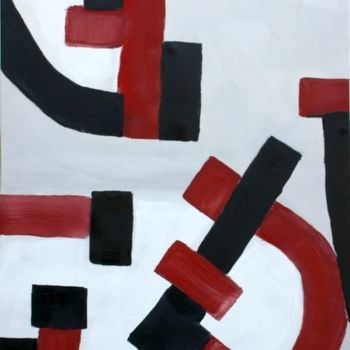 「Abstract」というタイトルの絵画 Sandra Guedesによって, オリジナルのアートワーク, オイル