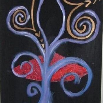 Painting titled "Arbre des possibles…" by Isa Digue, Original Artwork