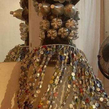 Sculpture titled "Ensemble Princesse…" by Isa Digue, Original Artwork, Plastic