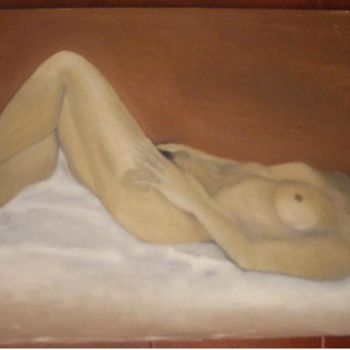 Painting titled "Sleeping" by Isa Gonçal, Original Artwork