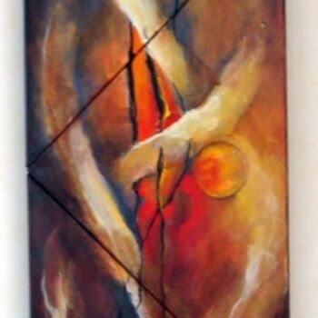 Painting titled "lux ou lumen" by Isabelle Husson, Original Artwork