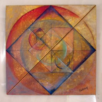 Painting titled "infiniment infini" by Isabelle Husson, Original Artwork