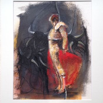 Desenho intitulada "Des cornes de toute…" por Isabelle Husson, Obras de arte originais