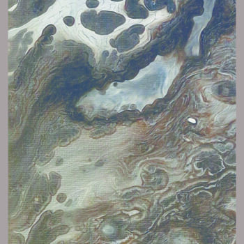 Картина под названием "Darkness" - Isalia, Подлинное произведение искусства, Акрил Установлен на Деревянная рама для носилок