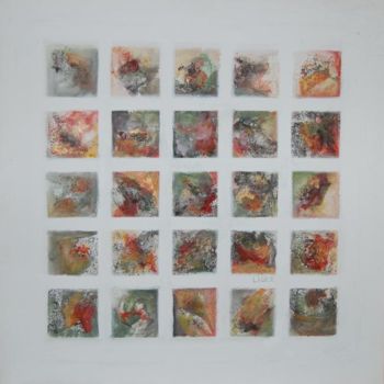 Malarstwo zatytułowany „La terre vue du ciel” autorstwa Isabelle Liger, Oryginalna praca
