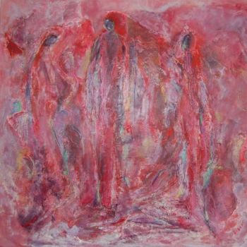 Painting titled "Femmes berbères" by Isabelle Liger, Original Artwork