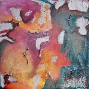 Pittura intitolato "Stromboli" da Isabelle Liger, Opera d'arte originale
