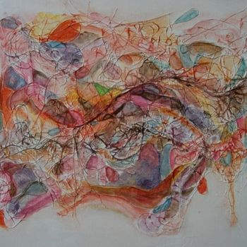 Peinture intitulée "Fête foraine" par Isabelle Liger, Œuvre d'art originale