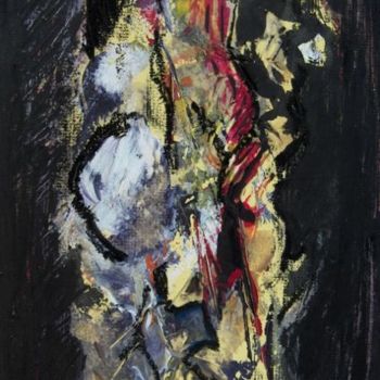 Pittura intitolato "soir d'orage" da Isabelle Liger, Opera d'arte originale