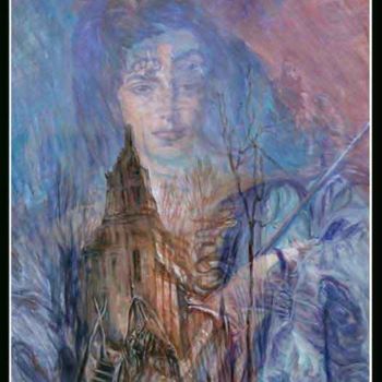 Ζωγραφική με τίτλο "Woman of past" από Isander4, Αυθεντικά έργα τέχνης, Λάδι