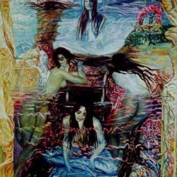 Malerei mit dem Titel "Transfigurations of…" von Isander4, Original-Kunstwerk, Öl