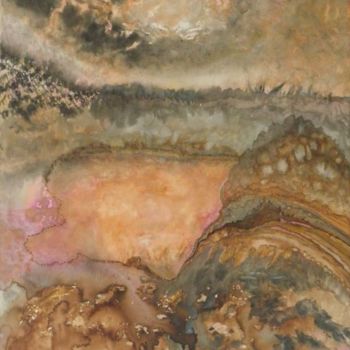 Pintura intitulada "orage" por Isankis, Obras de arte originais, Tinta