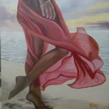 Pintura titulada "paseo-diurno.jpg" por Isabel Pastor, Obra de arte original, Oleo