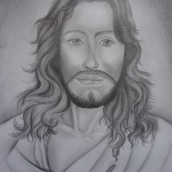 Pintura intitulada "Jesus Cristo - Jesu…" por Isabel Cabrita, Obras de arte originais, Outro