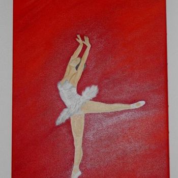 Painting titled "BAILARINA" by Isabel Carvalho, Original Artwork