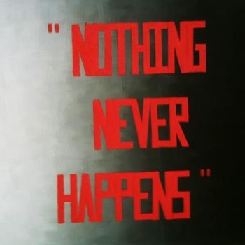 Painting titled "nothing never happe…" by Vieiro Torres, Isabel, Original Artwork
