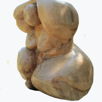Sculpture intitulée "Déjème" par Iscara, Œuvre d'art originale, Bois