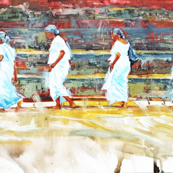 Картина под названием "Moral Discipline" - Ishan Senaka Hewage, Подлинное произведение искусства, Акрил