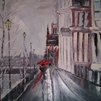 Картина под названием "по дороге в никуда.…" - Olga Ishutina, Подлинное произведение искусства