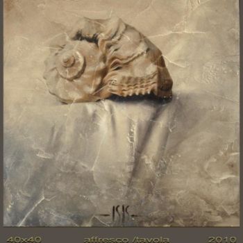 Pittura intitolato "tesori dei mari 1" da Isis, Opera d'arte originale
